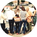 Audrey Leport, Caroline Braquehais, Caroline Ollivier, Géraldine Ader et Bastien Fillon